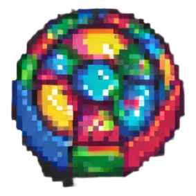 candy pixel art sticker
