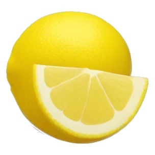 Face when eat sour lemon but you want to smile sticker