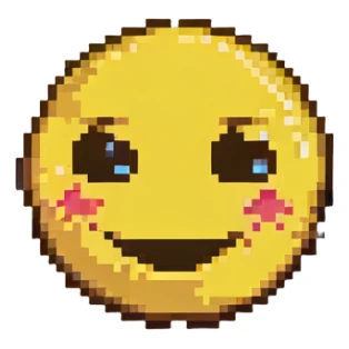 suggestive romantic pixel art emoji, abstract, safe for work sticker