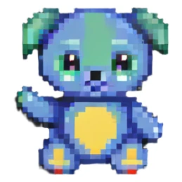 colorful playful toy sticker