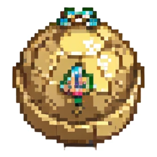 gime me an emoji of a rupee in zelda on n64 sticker