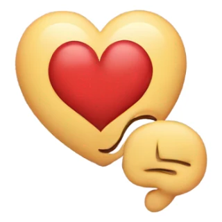 Thinking of you heart sticker