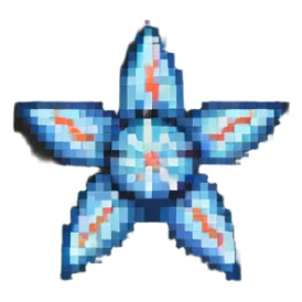 shuriken ninja star weapon item for game sticker