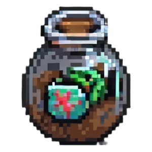 Survival item in zombie apocalypse, Dead Ahead Zombie Warfare style, pixelated sticker