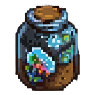 Survival item in zombie apocalypse, Dead Ahead Zombie Warfare style, pixelated sticker