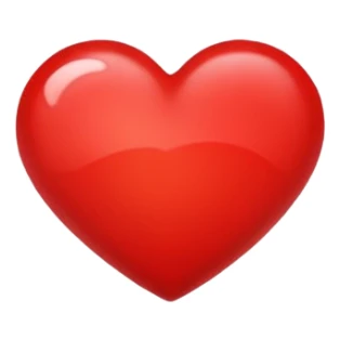 Red heart kornr r sticker