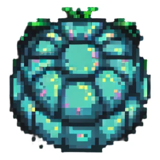 glowing neon bomb power up item sticker