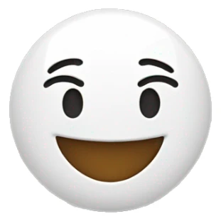 A smiling smiley face that is holding a white heart and pulling it forward as if it were forwards  sticker