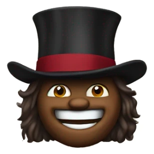 John Harvard , the Harvard university mascot, as an emoji sticker