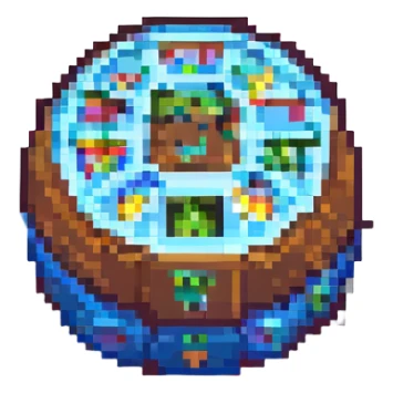 Pixel art Twitch starting soon scene, Minecraft cave background, torches on the wall, and a pixelated "Starting Soon" banner sticker