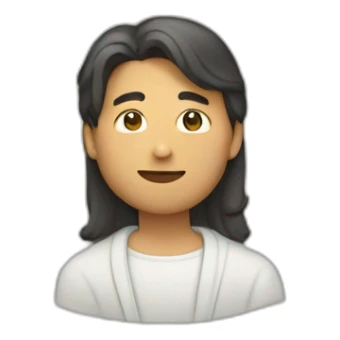 Asian male Berkeley student hugging jesus christ sticker