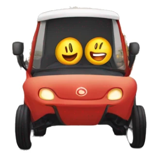 Buggies in front of the mall. sticker