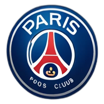 PSG football club logo sticker