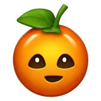 pin emoji with orange colour as the top sticker