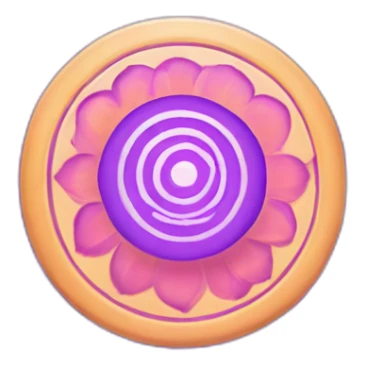 Sahasrara chakra detailed sticker