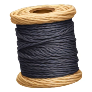 spool of thread which is crying - sad eyes and tears sticker