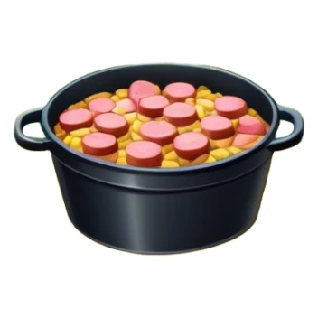 spam art slop french countryside landscape sticker