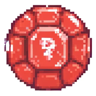 Legend of Zelda classic red rupee sticker