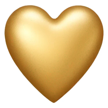gold heart sticker