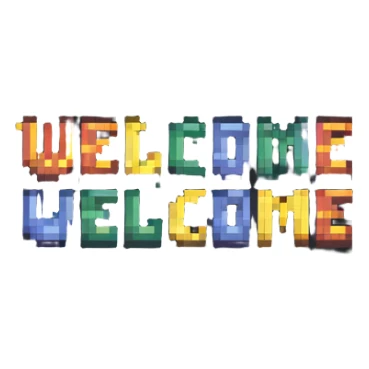 welcome banner sticker