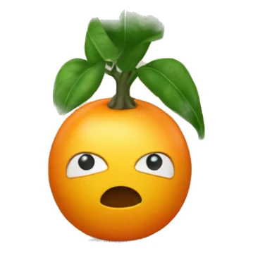 a cumquat plant being sad due to not watering sticker