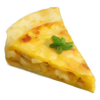 Tortilla de patatas con cebolla española sticker