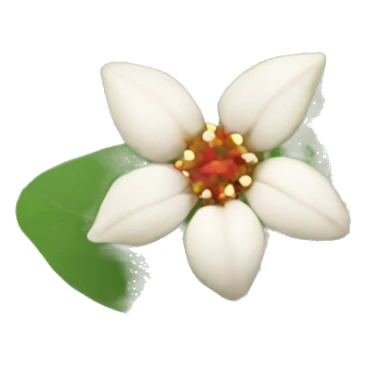 Ashwagandha plant flower sticker