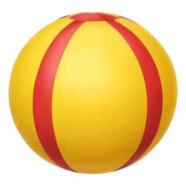 The Fox and The Hopper Ball Yellow Toy sticker