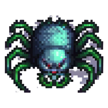 angry spider sticker