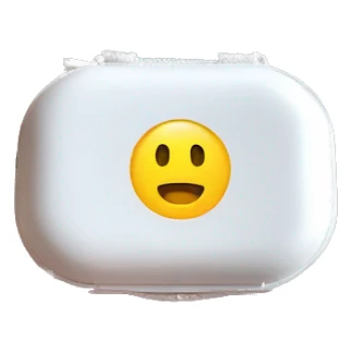 contact lenses travel case sticker