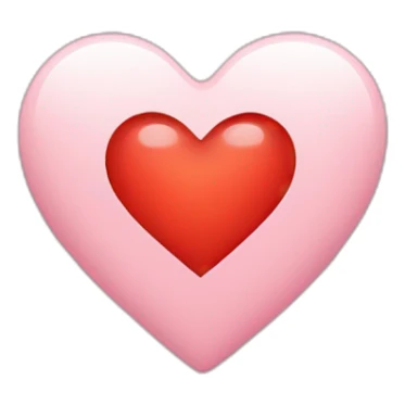 love heart with v in the middle sticker