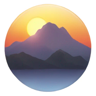 Sunrise sticker