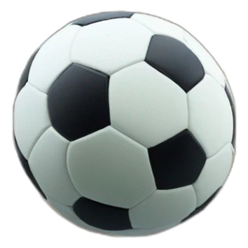 soccer ball flies past the goal sticker