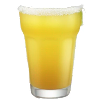 Beach with a palm tree and margarita  sticker