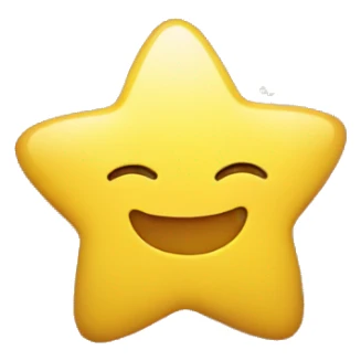 romantic blushing yellow smiley with hearts and stars sticker