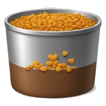 dog food in pot sticker