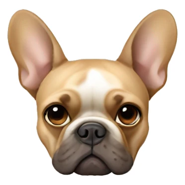 Light Brown French Bulldog sticker