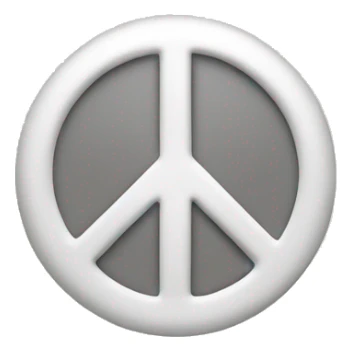 A emoji showing peace  sticker