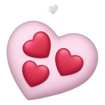 J avec des coeur sticker