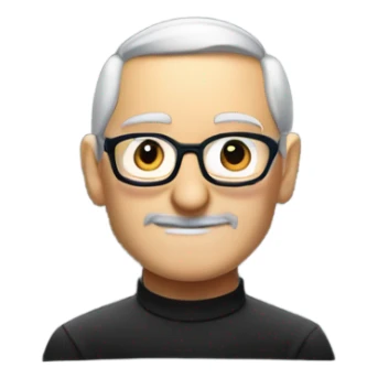 Steve jobs driving hyundai kona sticker