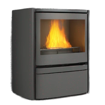 flame stove modern grey sticker