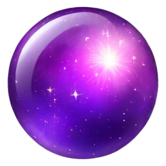 magic wishes galaxy y cristal ball sticker