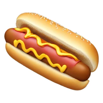 Donald Trump eating a hot dog sticker