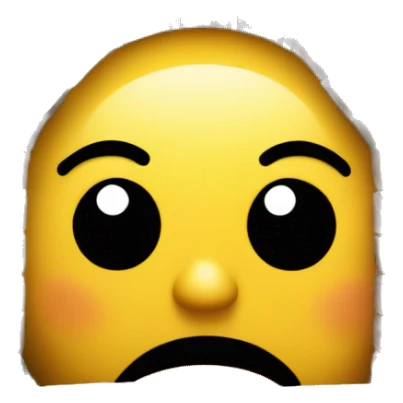 unhappy smiley hiding behind a long horizontal brick wall sticker