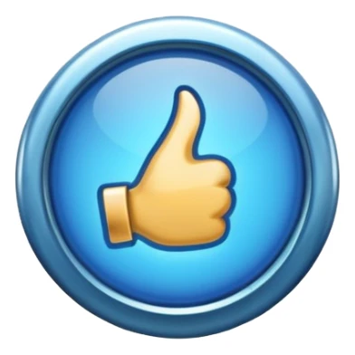 Blue tick badge sticker