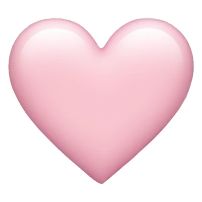 Light pink heart sticker