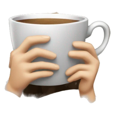 pale brunette girl inside a blanket sipping coffee eyes closed sticker