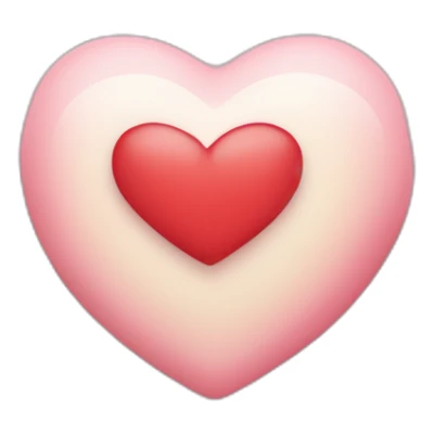 cœur sur un cœur sticker