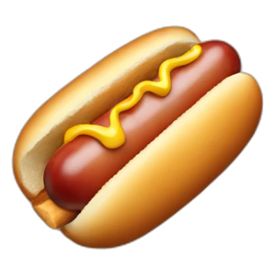 Hot dog made of glass  sticker