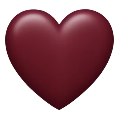 maroon heart sticker
